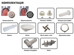 М'ясорубка Grunhelm AMG145W - Картинка 3