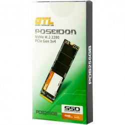 SSD  GTL Poseidon 256Gb M.2 PCI-E 3.0 x4 3D TLC (GTLPOS256GBNVOEM) Bulk -  4