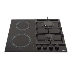Комбінована варильна поверхня VENTOLUX HG622 B9G CS (BK) - Картинка 2