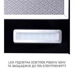Вытяжка Minola HTL 6615 BL 1000 LED - Картинка 8
