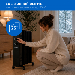 Масляный обогреватель Interlux INO-2500BL - Картинка 3
