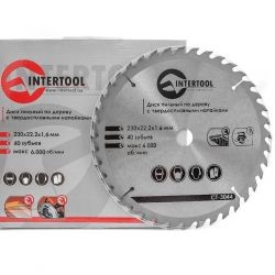 ���� ������� �� ������ � ��������������� ��������� 230x22,2x1,6 ��; 40 ������ INTERTOOL CT-3044 - �������� 3