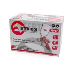HVLP RED PROF Краскораспылитель 1,4 мм, верхний пластиковый бачок 600 мл INTERTOOL PT-0104 - Картинка 11