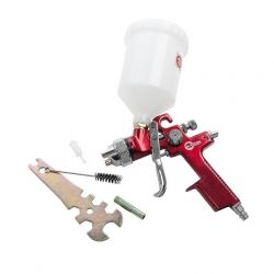 HVLP RED PROF Краскораспылитель 1,4 мм, верхний пластиковый бачок 600 мл INTERTOOL PT-0104 - Картинка 4
