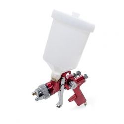 HVLP RED PROF Краскораспылитель 1,4 мм, верхний пластиковый бачок 600 мл INTERTOOL PT-0104 - Картинка 6