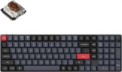 Клавиатура Keychron K17 PRO Gateron MX 2.0 Brown WL/BT/USB-A QMK RGB Black в центре (K17P-B3-UA) - Картинка 1