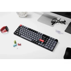 Клавиатура Keychron K17 PRO Gateron MX 2.0 Brown WL/BT/USB-A Hot-swap RGB White in the center (K17P-H3-UA) - Картинка 5