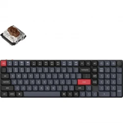 Клавиатура Keychron K17 PRO Gateron MX 2.0 Brown WL/BT/USB-A Hot-swap RGB White in the center (K17P-H3-UA) - Картинка 1