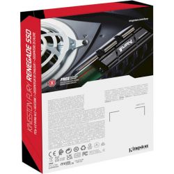 SSD  Kingston Fury Renegade PCIe 4.0 NVMe M.2 2TB (SFYRDK/2000G) -  5