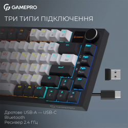 Клавиатура GamePro Asgard Valhalla Pro 75% Rainy switches (MK160W-D-Pro) - Картинка 9