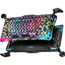 ��������� �������� GravaStar Mercury V75 Pro 80keys, Magnetic Jade Gaming, 8K, USB-A, RGB, Neon Graffiti GSV75PRO_U_CG_BLK - �������� 7