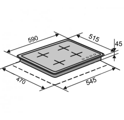 Комбинированная варочная поверхность VENTOLUX HG631 DA3 S (X) - Картинка 2