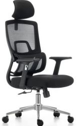 Кресло офисное Вектор Про Хром М-2 Черная - Картинка 3