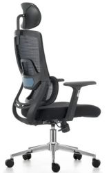 Кресло офисное Вектор Про Хром М-2 Черная - Картинка 4