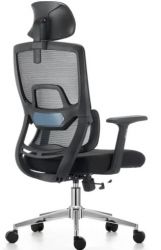 Кресло офисное Вектор Про Хром М-2 Черная - Картинка 5