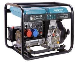 Генератор дизельний Konner&Sohnen KS 8102HDE-1/3 ATSR (EURO II), 230/400В, 5.5/6.5кВт, електростартер, передстартовий підігрів, 117кг KS8102HDE-1/3ATSR - Картинка 2