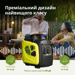Генератор бензиновий інверторний Konner&Sohnen KSB 33iS, 230В, 3.0-3.3кВт, ручний стартер, 21.5кг KSB33IS - Картинка 8