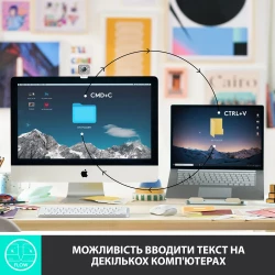 Клавиатура Logitech MX Keys Mini Minimalist Wireless Pale Grey (920-010499) - Картинка 5
