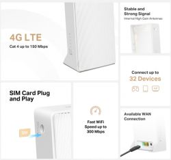  Mercusys MB112-4G N300 4G LTE UA UCRF -  4