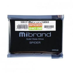 SSD  Mibrand Spider 240Gb SATA3 2.5" 3D TLC (MI2.5SSD/SP240GBST) -  2