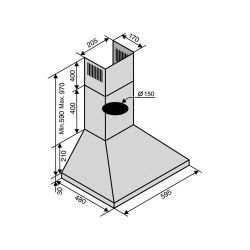 Вытяжка VENTOLUX MILANO 60 X (700) - Картинка 2