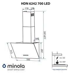  Minola HDN 6242 IV 700 LED -  9