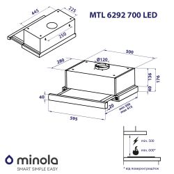  MINOLA MTL 6292 GR 700 LED -  9