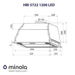  Minola HBI 5722 BL 1200 LED -  6