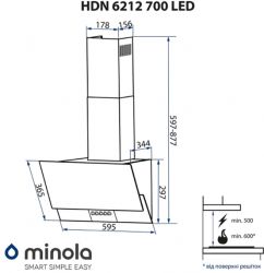 ������� Minola HDN 6212 BL/I 700 LED - �������� 9