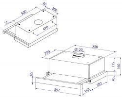 Витяжка Minola HTL 614 WH LED - Картинка 7