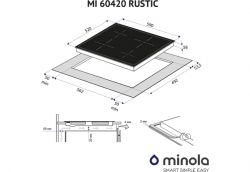Електрична варильна поверхня MINOLA 60420 GBL RUSTIC MI - Картинка 5