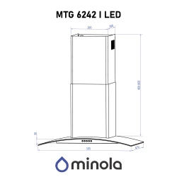 Вытяжка Minola MTG 6242 I LED - Картинка 12