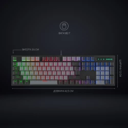 ���������� GamePro MK105B LED Blue Switch USB Black (MK105B) - �������� 5