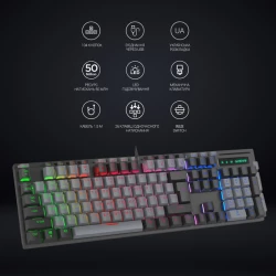 ���������� GamePro MK105B LED Blue Switch USB Black (MK105B) - �������� 6