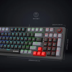 ���������� GamePro MK120B LED Blue Switches USB Black (MK120B) - �������� 5