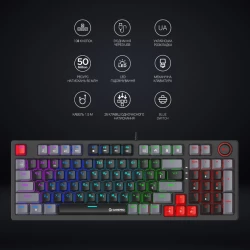 ���������� GamePro MK120B LED Blue Switches USB Black (MK120B) - �������� 8