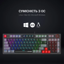 ���������� GamePro MK120B LED Blue Switches USB Black (MK120B) - �������� 9