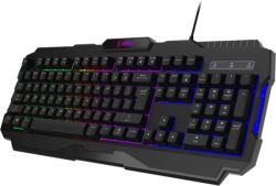 MSI Клавіатура мембранна MSI FORGE GK100 104key, USB-A, EN/UKR/RU, ColorLED, чорний S11-04UA221-HH9 - Картинка 4