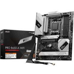 Материнcька плата MSI PRO B650-A WIFI sAM5 B650 4xDDR5 M.2 HDMI DP WiFi BT ATX 911-7D75-013 - Картинка 2