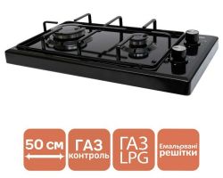 Настольная газовая плита Ventolux HGT 620 ES (BK) - Картинка 5