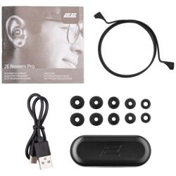 Навушники 2E Novem Pro True Wireless Waterproof Mic Black (2E-EBTWNPBK) - Картинка 9