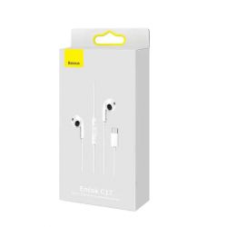  Baseus Encok C17 lateral in-ear Wired Earphone Type-C White (NGCR010002) -  7