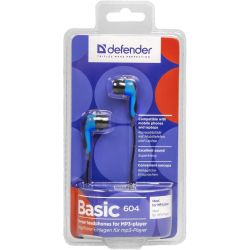 Навушники Defender Basic-604 Black-Blue - Картинка 3