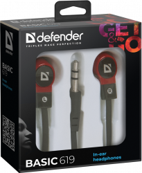  Defender Basic-619 Black-Red -  2
