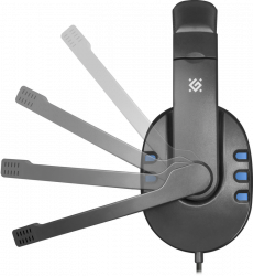 Навушники Defender Warhead G-160 Black-Blue (64118) - Картинка 6