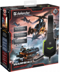 Наушники Defender Warhead G-320 Black-Green (64032) - Картинка 12
