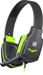 Наушники Defender Warhead G-320 Black-Green (64032) - Картинка 6