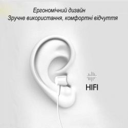 Наушники Denmen HF DR02 3.5mm 1.2 м Black (DE-DR02-BK) - Картинка 4
