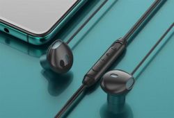Наушники Foneng T63 metal stereo earphone Blue (T63-E-HIE-MM) - Картинка 2