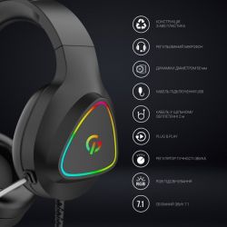 Навушники GamePro HS770 RGB 7.1 Black (HS770) - Картинка 13